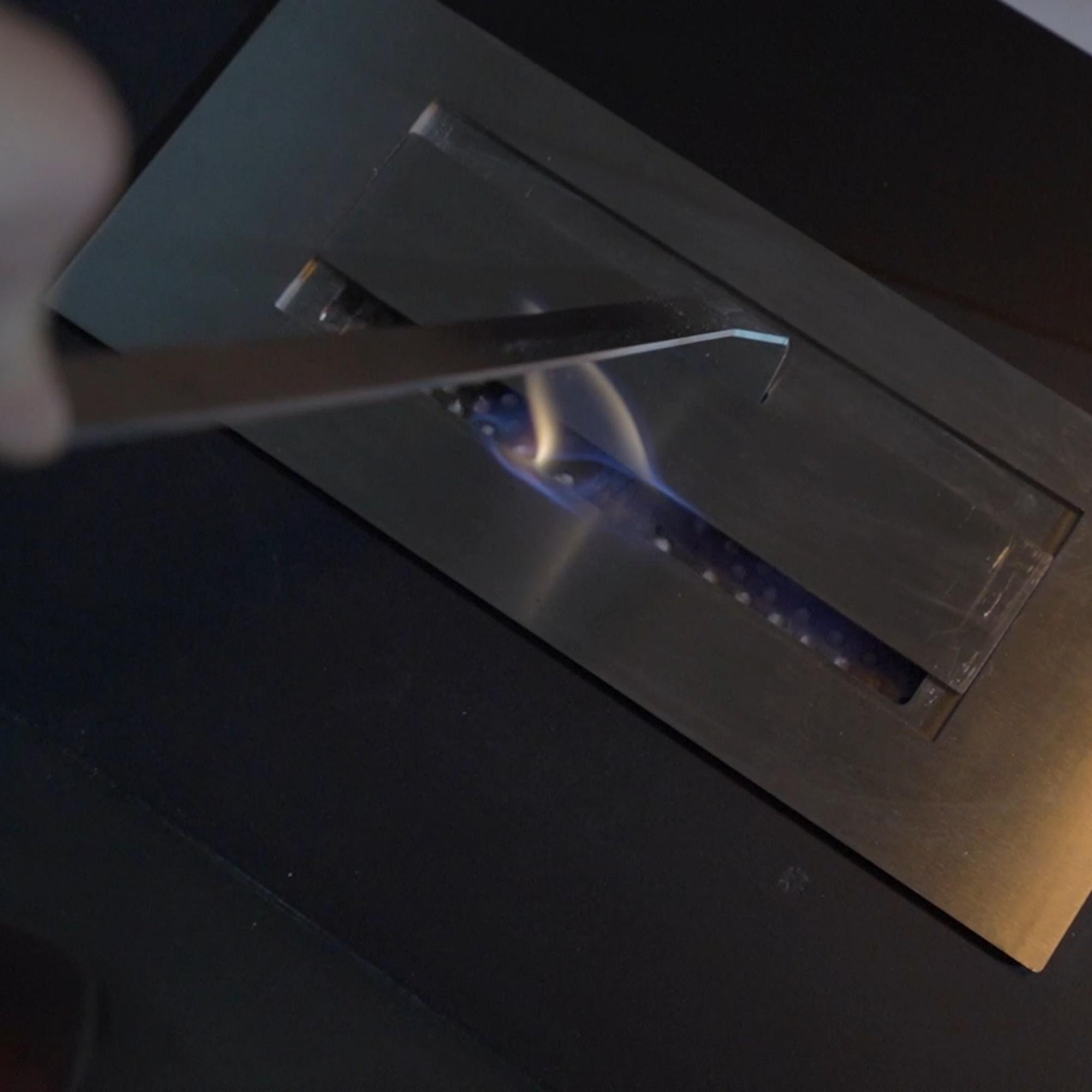 Bruciatore Per Biocamino 25,8 x 9,9 LARGE - Norbe Bruciatore Per Biocamino 25,8 x 9,9 LARGE - immagine 2