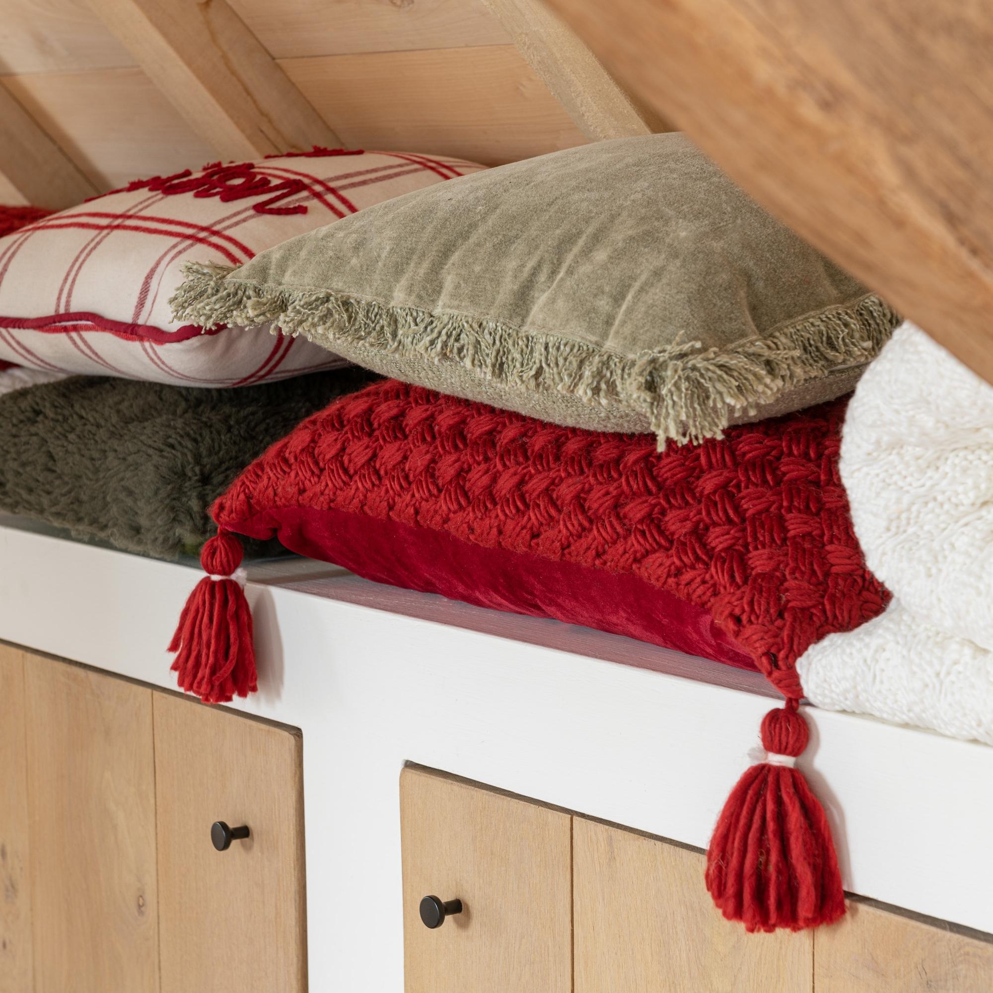 Cuscino in tessuto 40x60cm<span>NEBI Rosso</span> - Norbe Cuscino in tessuto 40x60cm<span>NEBI Rosso</span> - immagine 3