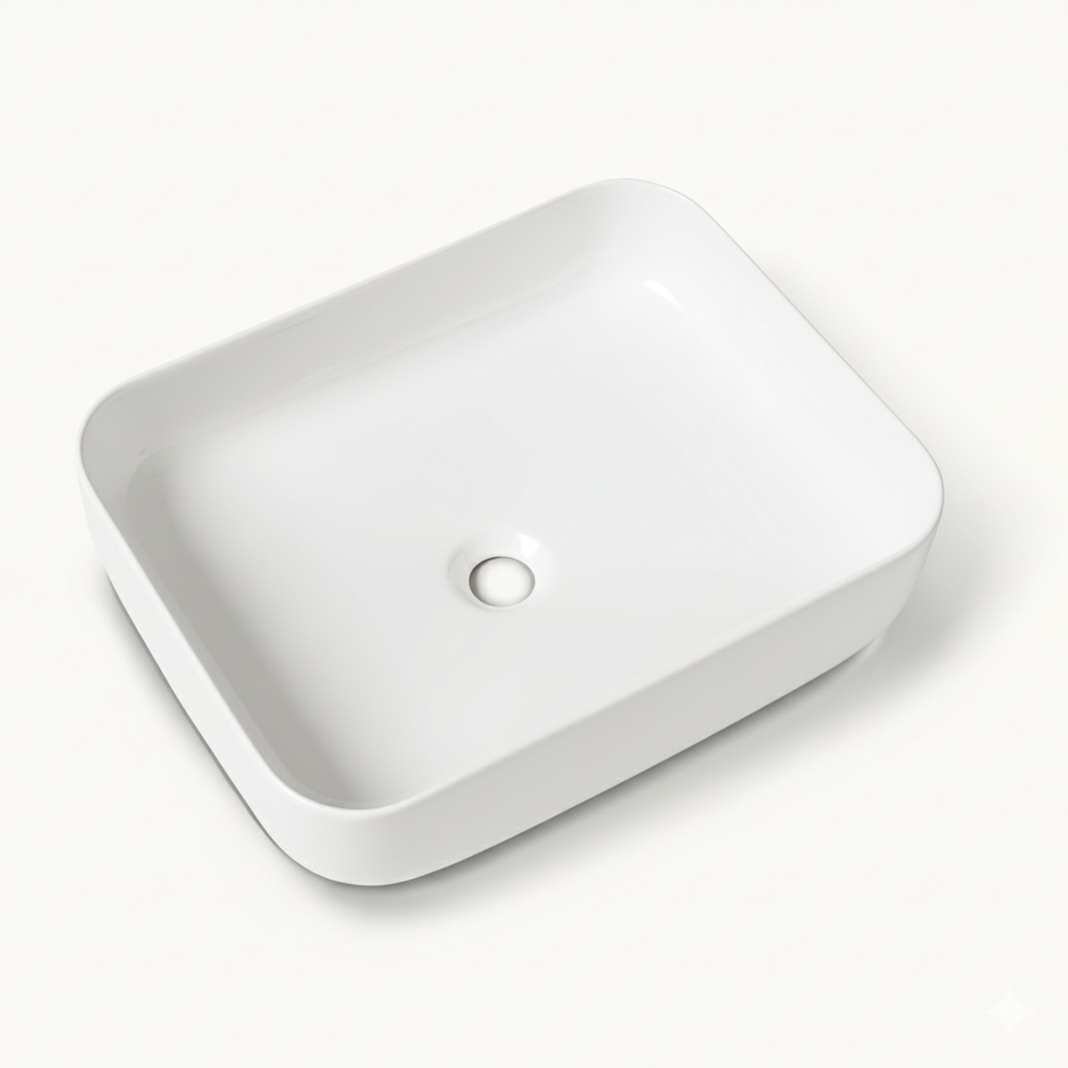 Lavabo da appoggio BIANCO 50x38,5 cm - MIRMO - Norbe Lavabo da appoggio BIANCO 50x38,5 cm - MIRMO