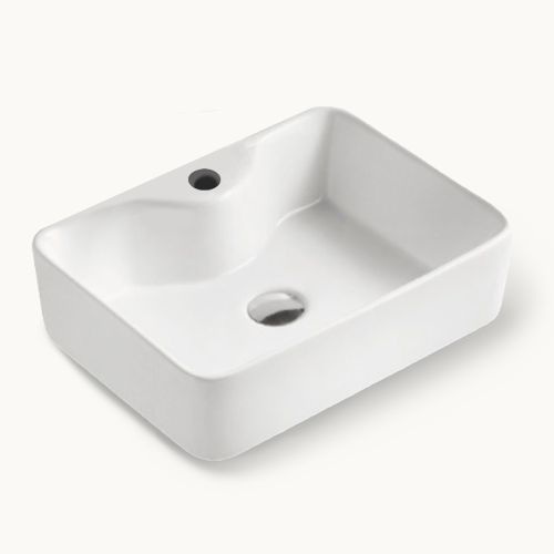 Lavabo da appoggio BIANCO 49 x 38 cm - TOMMY