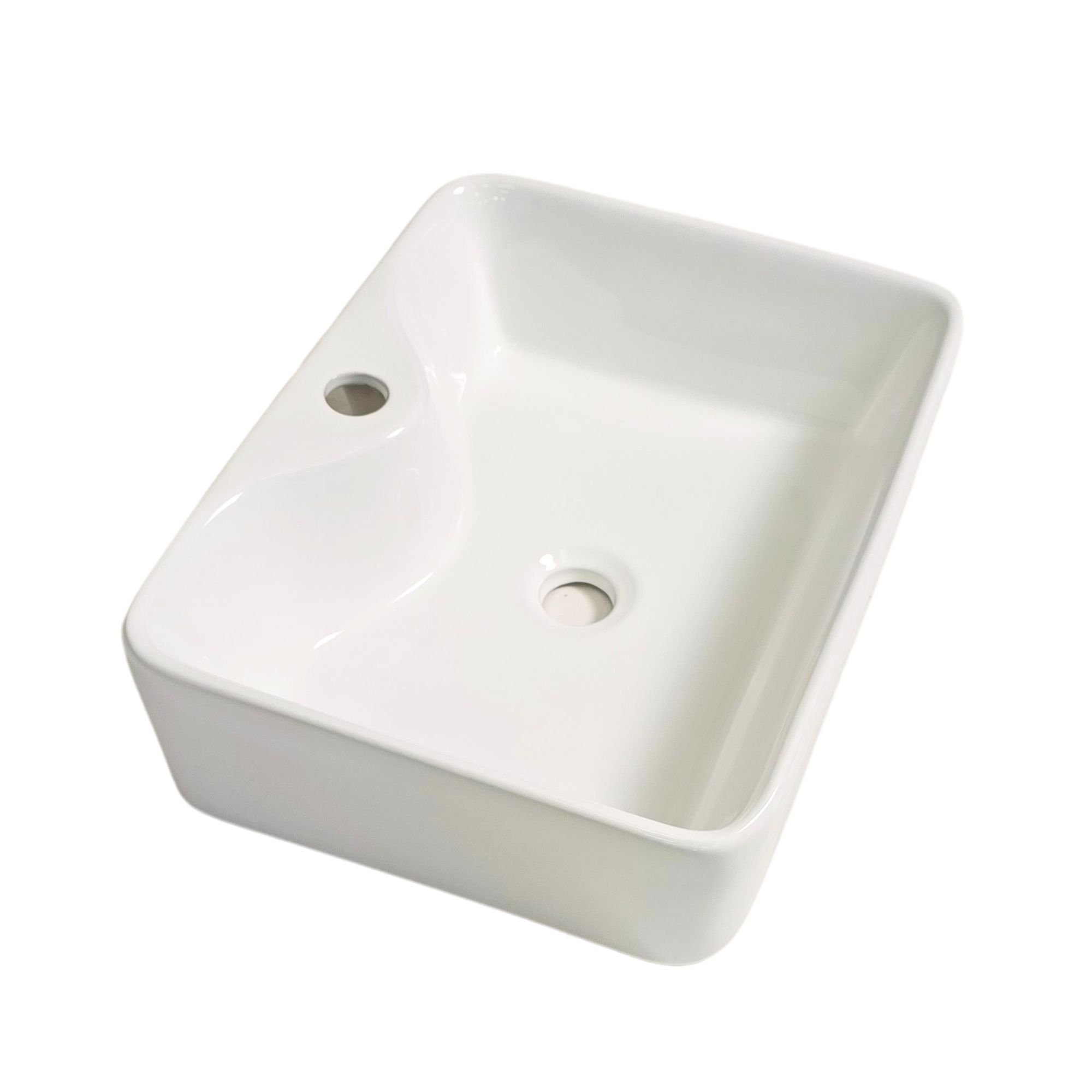 Lavabo da appoggio BIANCO 49 x 38 cm - TOMMY - Norbe Lavabo da appoggioLAV-006-50-BI_00