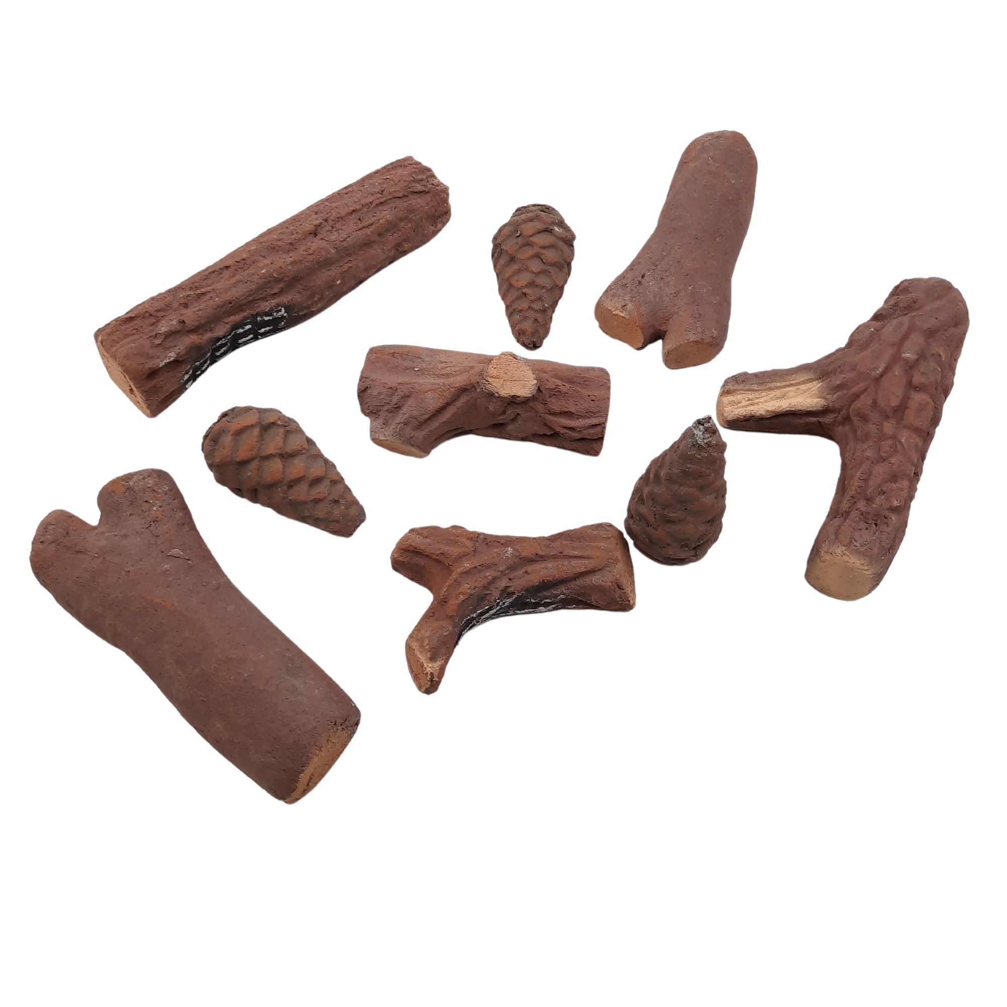 Legnetti per biocamino (Set da 9) Ciocchi - Norbe Legnetti per biocamino decorativi - CAM-907_00_1