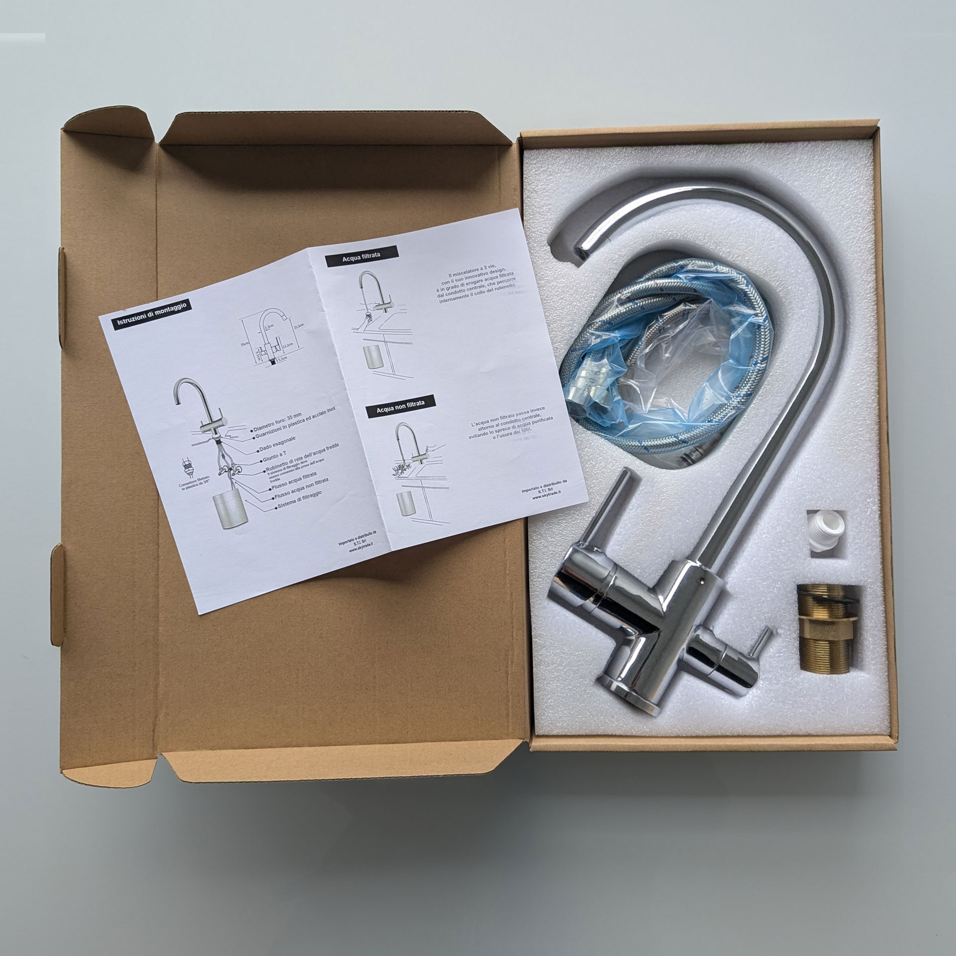 Rubinetto miscelatore a tre vie Cromato FIORDEL - Norbe Rubinetto miscelatore a tre vie Cromato FIORDEL - immagine 4