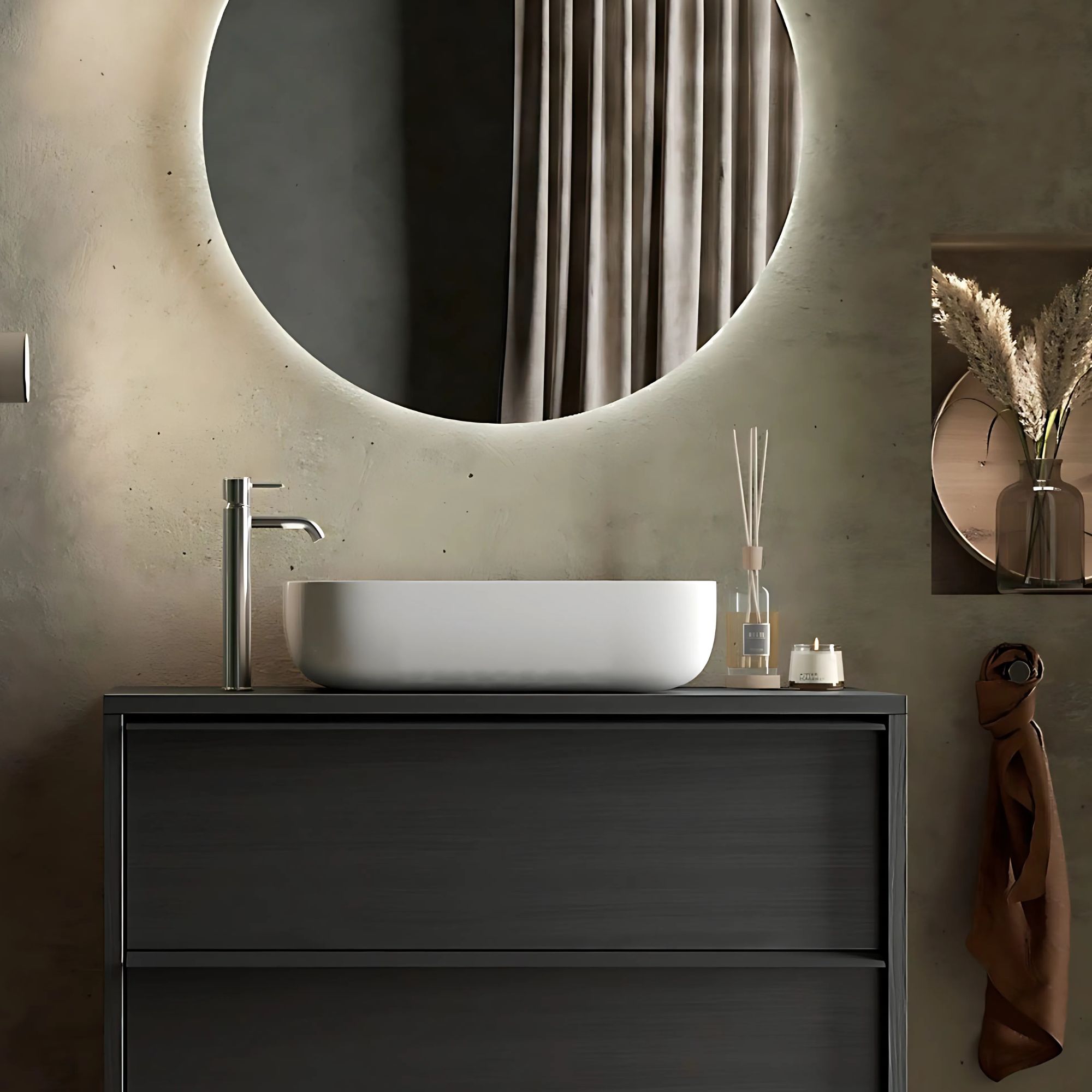 Lavabo da appoggio BIANCO 50x38,5 cm - MIRMO - Norbe lavabo da appoggio - LAV-004-BI