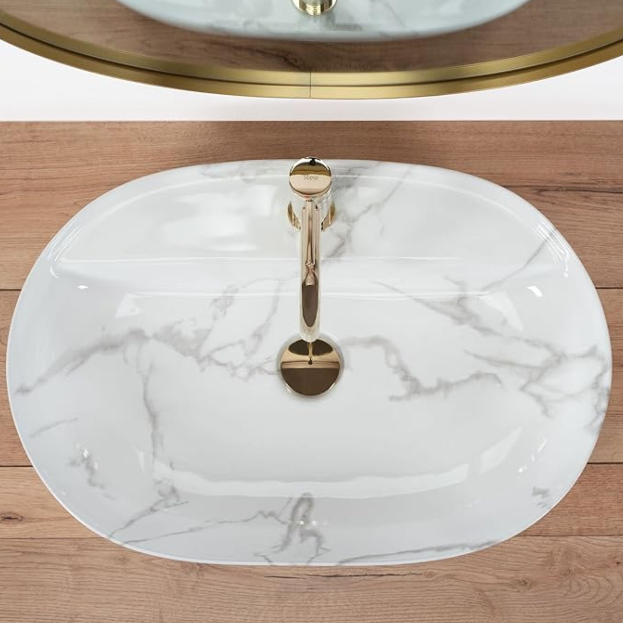 Lavabo da appoggio MARMO NERO 50/60×41 cm - BUDDY - Norbe lavabo da appoggio moderno - LAV-005-60-MB (3)